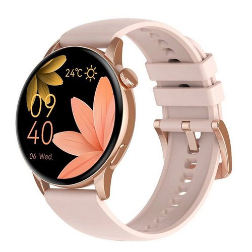 Motiofit PRIMA Slim (2023) Smartwatch (3,3 cm/1,3 Zoll), inkl. Ladestation