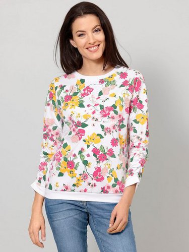 Dress In Sweatshirt Sweatshirt mit floralem Druck