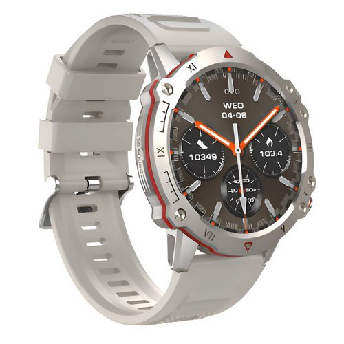 Syntek Gmbh Intelligente NFC Smartwatch, Herzfrequenz, Blutdruck, Sauerstoff Smartwatch