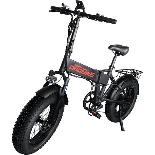 Aoucheni E-Bike Solo X5-PRO Elektro-Faltrad 20, 48V 12Ah Batterieeinheit, (E-Mountainbike, mit intelligentem BMS. App und Kreuzfahrt, verstellbarer, Sit Scheibenbremsen vorne und hinten), mit Fahrradkorb