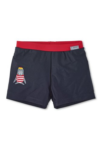 Sterntaler Sterntaler® Badehose Badeshort Robbe (1-St) Baby Badehose - Badeshort mit Windeleinsatz bis Größe 86/92 in Marine - Baby Badehose mit Kordel zur Weitenregulierung innen im Bund, Walross - Kinder Badehosen