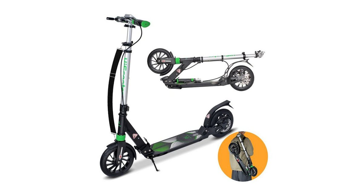 V8 MONOPATTINO ELETTRICO PIEGHEVOLE 350W ADULTI 3 VELOCITÀ 10Ah CON AP