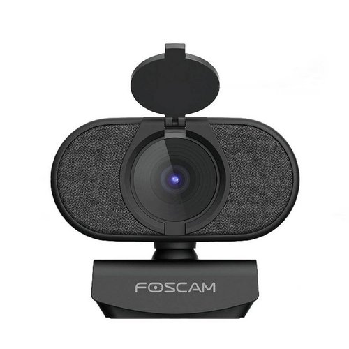 Foscam W81 8 MP Ultra HD USB-Webkamera für Live-Streaming Webcam (Plug and Play, Integriertes Mikrofon, Sichtschutzabdeckung)
