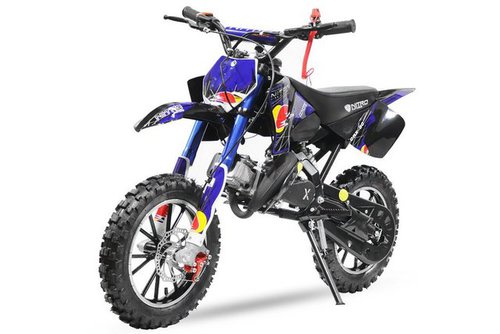 Nitro Motors Dirt-Bike Dirtbike Coyote 49cc 10" Crossbike Pocket Minicross Pocketbike, 1 Gang, Automatikschaltung