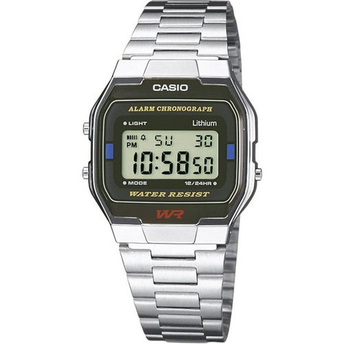 Casio Chronograph Armbanduhr A163WA-1QES (L x B x H) 36.8 x 33 x 9.1 m Watch