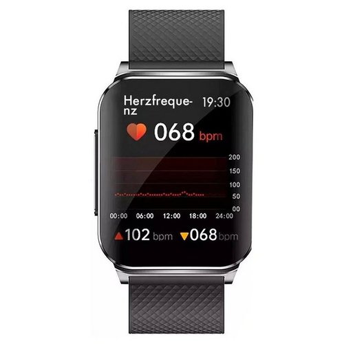 Knauermann Pro 2 Plus (2023) Smartwatch (1,83 Zoll), inkl. Schnell-Ladekabel