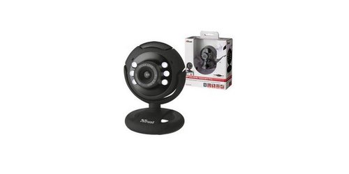 Trust SpotLight Pro Webcam (Kabellänge 170cm, eingebautes Mikrofon, digitaler Zoom, keine Treiber benötigt)