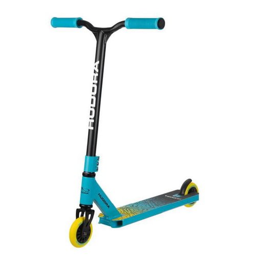 Hudora Tretroller Stunt Scooter Kids, hellblau Stuntroller für Kinder BMX-Lenker robust