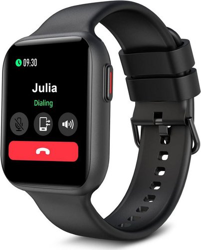 Bebinca Smartwatch (1,75 Zoll, Android iOS), 2023 Handyuhren Lautsprecher HD 28 Spritzmodi IP68 Wasserdicht Uhr