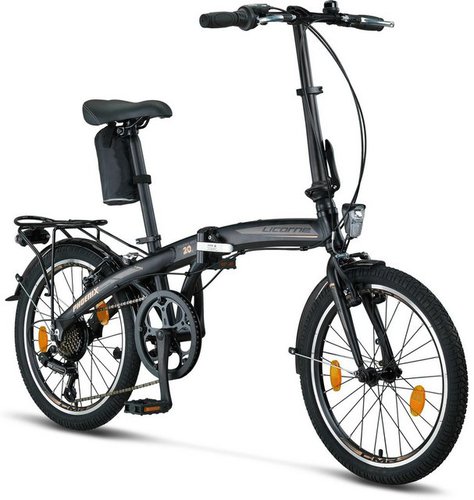 Licorne Bike Klapprad Phoenix 2D, 20 Zoll Aluminium-Faltrad-Klapprad