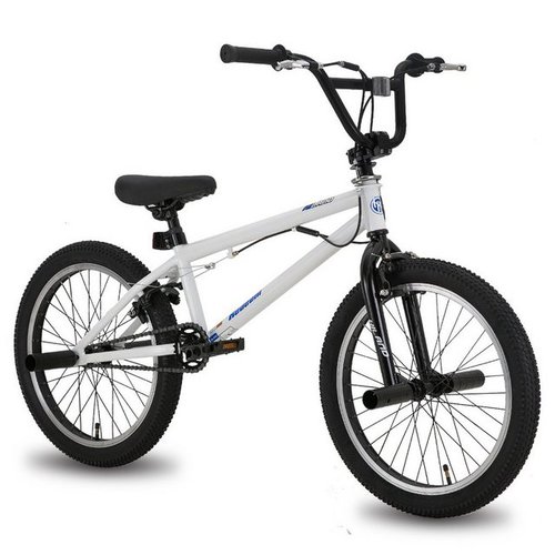 Hiland BMX-Rad 20 Zoll BMX Freestyle 360° Rotor-System,4 Stahl Pegs,Kinderfahrrad, 1 Gang, Kettenschaltung