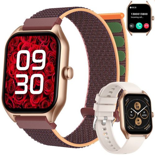 Mutoy Smartwatch, Fitness Tracker Uhr mit Anruffunktion für Damen