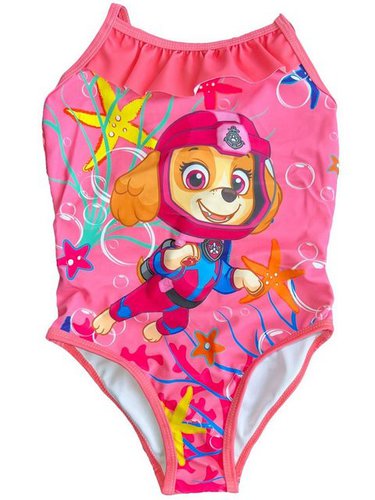 The Paw Patrol Badeanzug Paw Patrol Mädchen Badeanzug Schwimmanzug 1 St