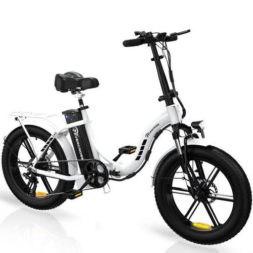 Evercross Tech E-Bike EK6 faltbare Elektrofahrräder mit 7 Gang Getriebe, 48V 15AH Akku, 7 Gang, Kettenschaltung,250W Motor Elektrofahrräder für Damen und Herren