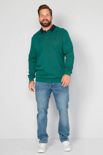 Boston Park Sweatshirt Sweatshirt Polokragen bis 72/74