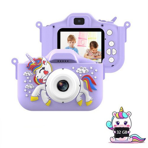 Autolock Kinder Kamera, 2.0”Display Digitalkamera Kinder,1080P HD Kinderkamera