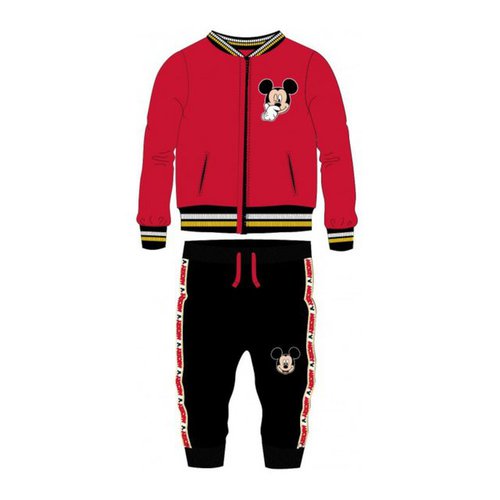 Disney Baby Trainingsanzug Mickey Mouse Baby- Trainingsanzug für Jungen- Hose & Jacke bis Gr. 92 (Set, 2-tlg), Trainingsanzug für Babys, bestehend aus Hose und Jacke