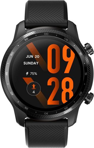 Ticwatch Pro 3 Ultra GPS Qualcomm SDW4100 und Mobvoi Smartwatch (1,4 Zoll), Dual Processor System Wear OS Blutsauerstoff, Erkennung