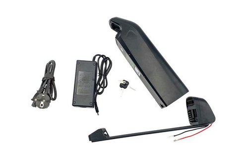 Powersmart E-Bike Akku 36V 14,5Ah für E-Bike REX E-Bike Alu-MTB 650B 27,5" Graveler 7.7, mit Akkuhalter und Ladegerät 14500 mAh