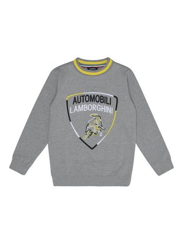 Automobili Lamborghini Kids Sweatshirt Automobili Lamborghini Kidswear Sweatshirt Maxi Logo grau