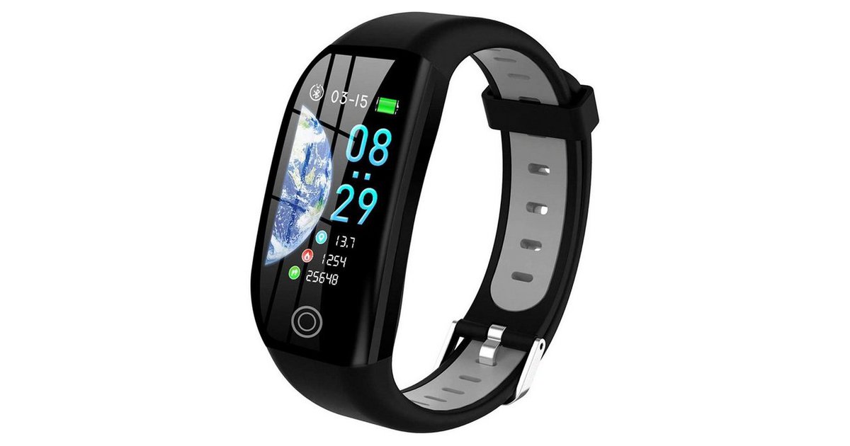 Sunee Fitness Armband mit Pulsmesser Blutdruckmessung Smartwatch
