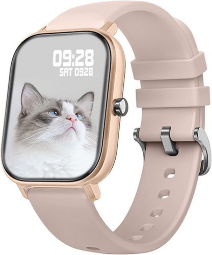 Findtime Blutdruckmessung Smartwatch (1,04 Zoll, Android, iOS), Personalisiertem Bildschirm Sportuhr Musik Kamera Puls Schrittzähler