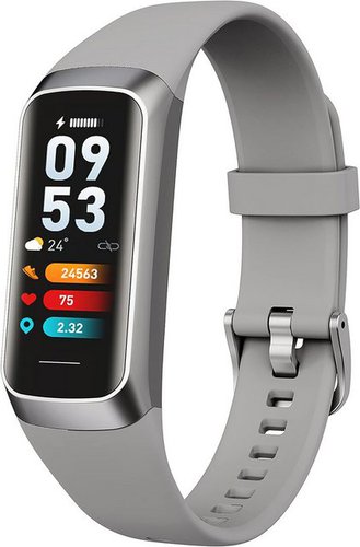 Findtime Fur Herren Damen Mit Whatsapp Fähig Sportuhr Smartwatch (Android iOS), Mit Frauen Fitness Tracker Schrittzähler Puls Lauf Digital Armband