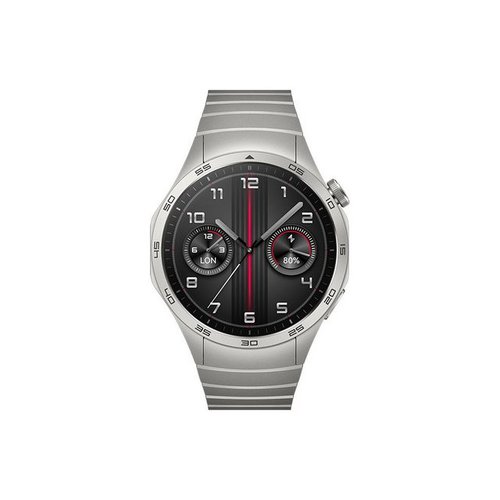 Huawei Watch GT4 (46mm) Smartwatch titan/edelstahl Uhr. Smartwatch, Kleine Geräte der Informations- und Telekommunikationstechnik, Rundes Design