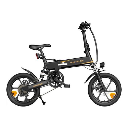 Ado E-Bike A16 Pedelec 16Zoll Hybride Klapprad, Elektrofahrrad, City e-bike, 7 Gang, 250W 36V ebike Damen/Herren, StVZO