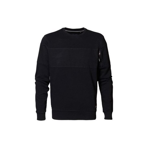Petrol Industries Sweatshirt schwarz regular (1-tlg)