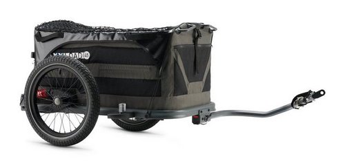 Taxxi Fahrradlastenanhänger Lastenanhänger Load 45 Grey/Black Fahrradlastenanhänger, Ideal für Radreisen, Campingausflüge
