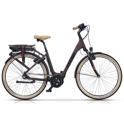 Airtracks E-Bike 28 Zoll Damen E-Bike BOSCH City Fahrrad V-Tron LS ACTIVE LINE 400Wh, 7 Gang, Nabenschaltung, Mittelmotor 250,00 W, CItybike, City Bike mit SHIMANO NEXUS - 50cm 55cm - Mod. 2023