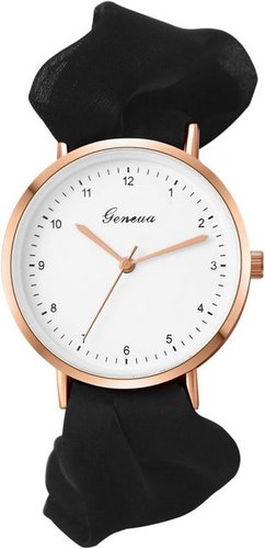 Jewelrywe Watch, Modische Damenuhr mit elastischem Band, 10 mm wasserdicht Geschenk