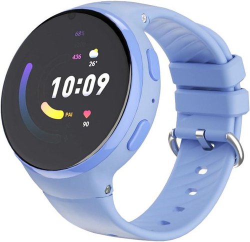 Pthtechus Fur Kinder Jungen und Mädchen 5-15 Jahren Mit GPS Smartwatch, mit 4G Telefon, WiFi, Videoanruf, SOS, Chat Funktion, HD Touchscreen