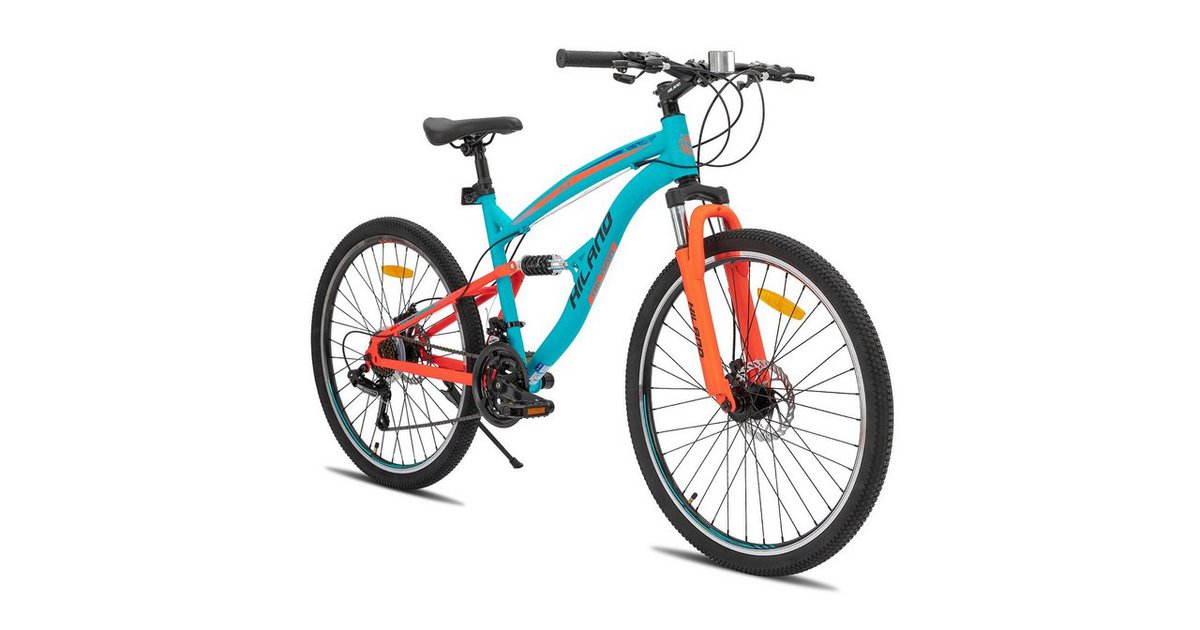 Konfiur 26 Zoll Mountainbike Fully - 21 Gang MTB Mit Scheibenbremsen Für Erwachsene