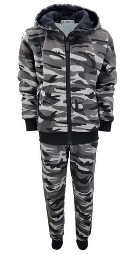 Fashion Boy Sweatanzug Army Sweatanzug Tarn Freizeitanzug camouflage, JF364