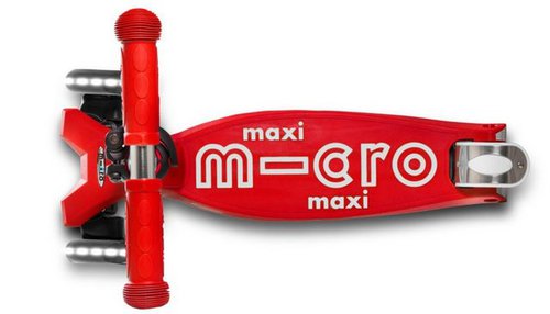 Micro Scooter Scooter Maxi Deluxe rot LED