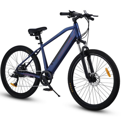 Carpat Sport E-Bike 27,5 Zoll Elektrofahrrad Pedelec E-Citybike Herren Damen, 36V 10,6Ah, 8 Gang Microshift, Kettenschaltung, Heckmotor, (E-Mountainbike mit akku-ladegerat, mit werkzeug), Alu-Rahmen, E-bike Faltrad Cityrad