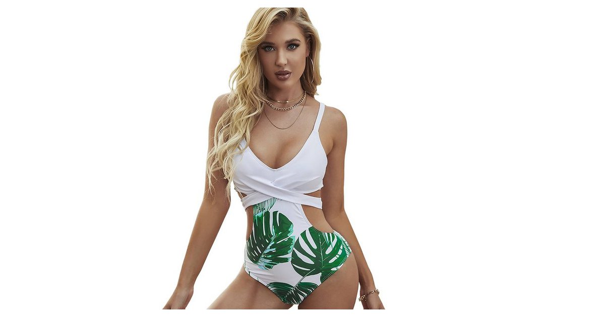 Dreiteiler Umstands-Tankini und Bikini Streifen