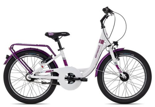 Almrausch Kinderfahrrad GLÜCK 7 20 Nexus, 7 Gang Shimano Nexus 7 Rücktritt Schaltwerk, Nabenschaltung Rücktritt, Kinderrad 20 Zoll Junge Mädchen weiß