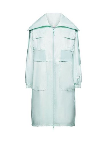 Esprit Regenmantel Wasserabweisender Ripstop-Mantel mit Stehkragen