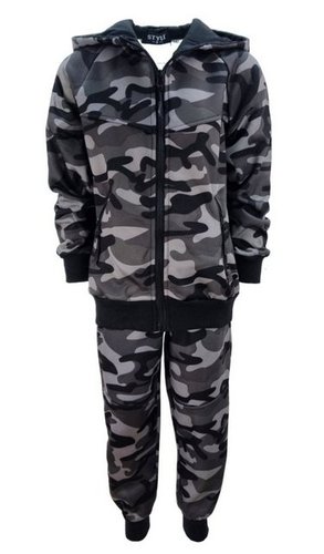 Fashion Boy Sweatanzug Tarn Freizeitanzug Army camouflage, JF33
