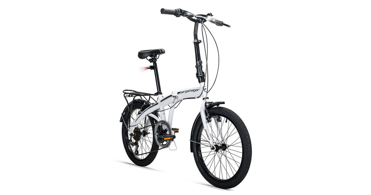 Bergsteiger Faltrad Windsor 20 Zoll Faltrad, Klapprad, Shimano 6 GangSchaltung, 6 Gang Shimano
