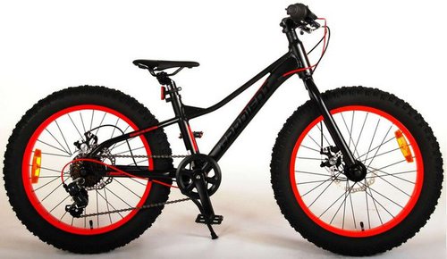 Volare Kinderfahrrad Cross-Mountainbike • 20 Zoll Aluminium Jungen Fahrrad • Big wheeler, 6 Gang, Kettenschaltung