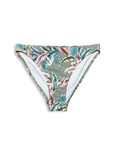 Esprit Bikini-Hose Recycelt: Slip mit Tropical-Print