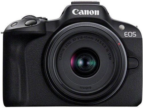 Canon EOS R50 schwarz + RF-S 18-45mm f4,5-6,3 IS STM Systemkamera