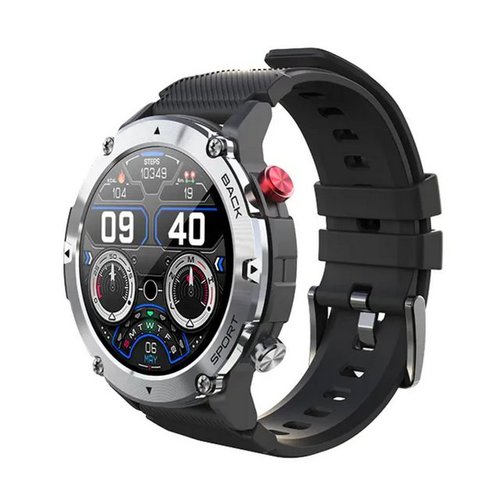 Nanway Smartwatch Ip68 Wasserdichte Bluetooth Anruf Sport Smart Watch C21 Smartwatch (3.35 cm/1.32 Zoll) 1 kompletter Satz, Herzfrequenz-Tracker, 24-Stunden-Anleitung, Blutsauerstoff, IP68