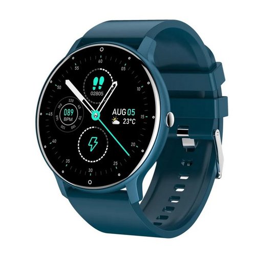 Nanway Runde Smart Watch Sport Smart Watches Herren Smart Watch MT02D Smartwatch (3.25 cm/1.28 Zoll), 1 kompletter Satz, Ganztägiges Blutsauerstoff-Tracking Magnetisches Aufladen Fitness IP68
