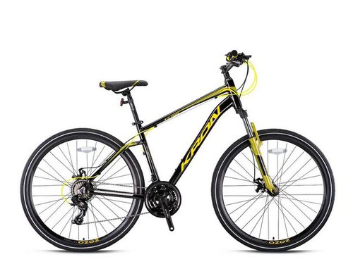 T&y Trade Mountainbike 28 Zoll Aluminium MTB Fahrrad Mountainbike Bike Rad 22-183 Schwarz H16, 21 Gang Shimano, Kettenschaltung, Alu Rahmen, Federgabel, Scheibenbremse, 21 Gang