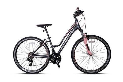 T&y Trade Mountainbike 28 Zoll Aluminium MTB Fahrrad Mountainbike Bike Rad 22-300 Grau H15, 21 Gang Shimano, Kettenschaltung, Alu Rahmen, Federgabel, 21 Gang